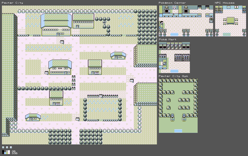 Pokémon Red / Blue - Pewter City