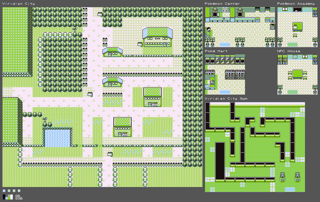 Pokémon Red / Blue - Viridian City