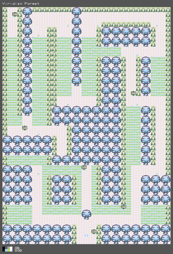 Pokémon Red / Blue - Viridian Forest