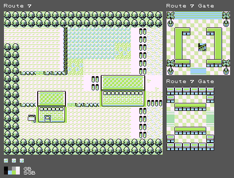 Pokémon Red / Blue - Route 07