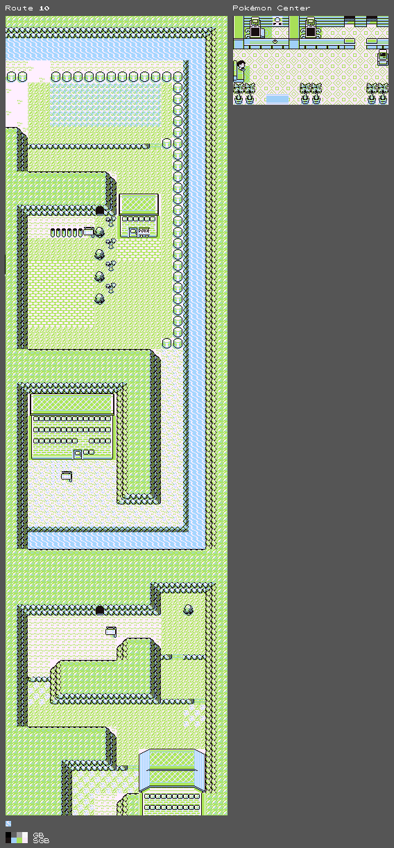 Pokémon Red / Blue - Route 10