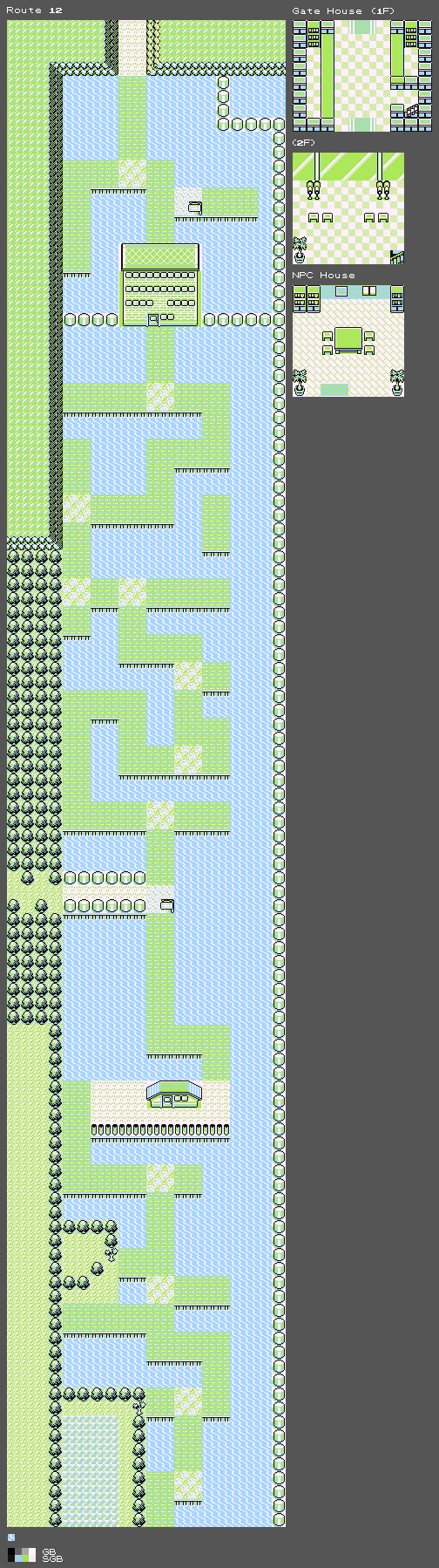 Pokémon Red / Blue - Route 12