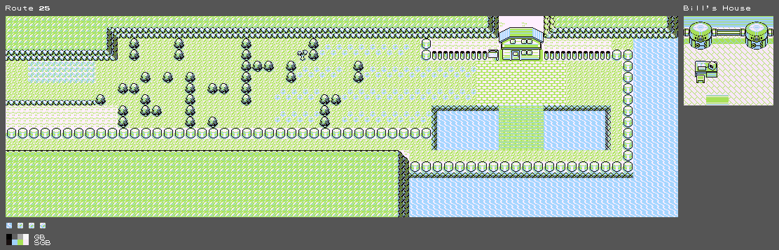 Pokémon Red / Blue - Route 25