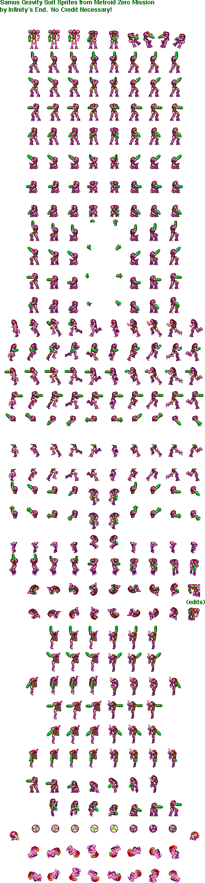 Metroid Zero Mission - Samus Aran (Gravity Suit)