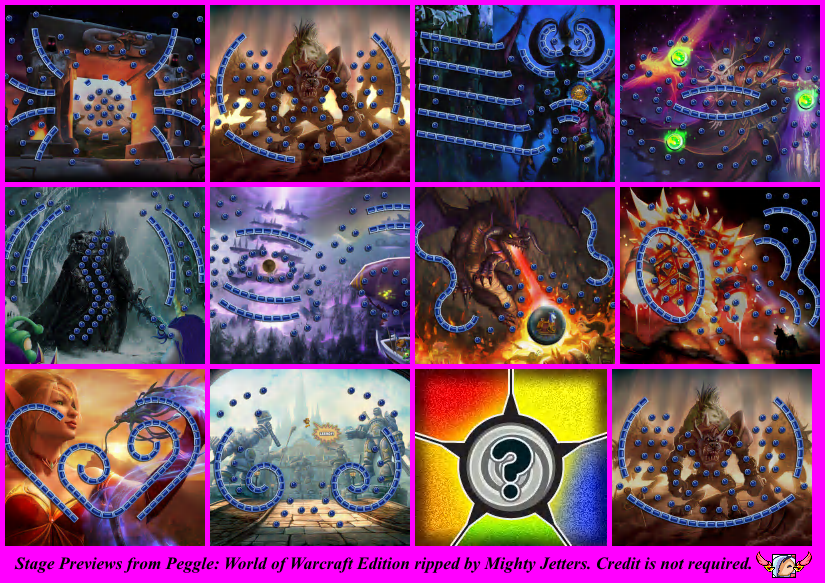 Peggle: World of Warcraft Edition - Stage Previews