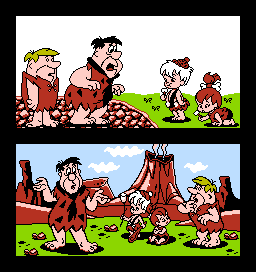 The Flintstones: The Surprise at Dinosaur Peak! - Ending Art