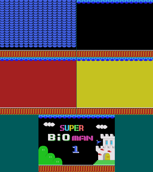 Super Bio Man 1 (Bootleg) - Title Screen