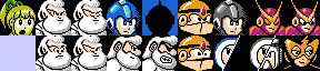 Rockman CX (Hack) - Dialogue Portraits