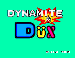 Dynamite Dux (PAL) - Title Screen