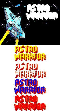 Astro Warrior - Title Screen