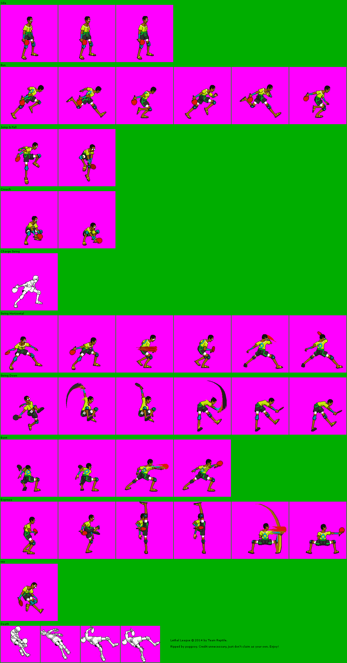 lethal league candyman sprites lethal league candyman sprites