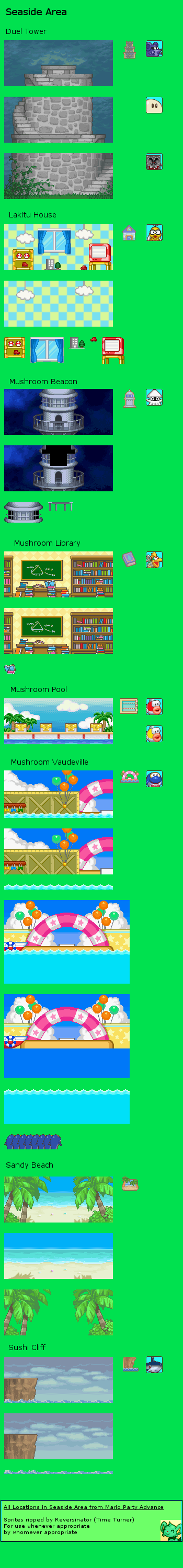 Mario Party Advance - Seaside Area