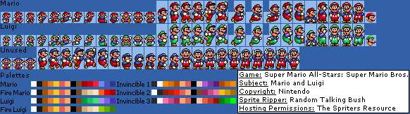 Super Mario All-Stars: Super Mario Bros. & The Lost Levels - Mario and Luigi