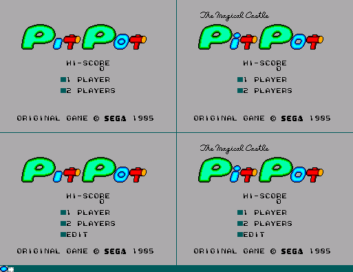 Pit Pot - Title Screen