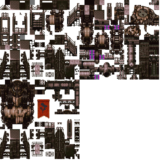 Final Fantasy 6 - Magitek Research Facility Tiles