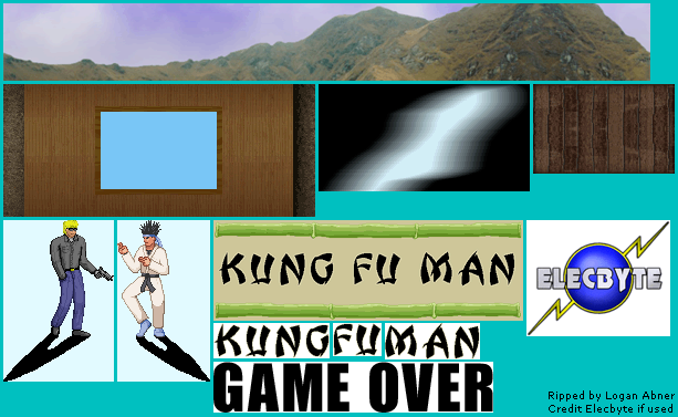 Kung Fu Man Motif