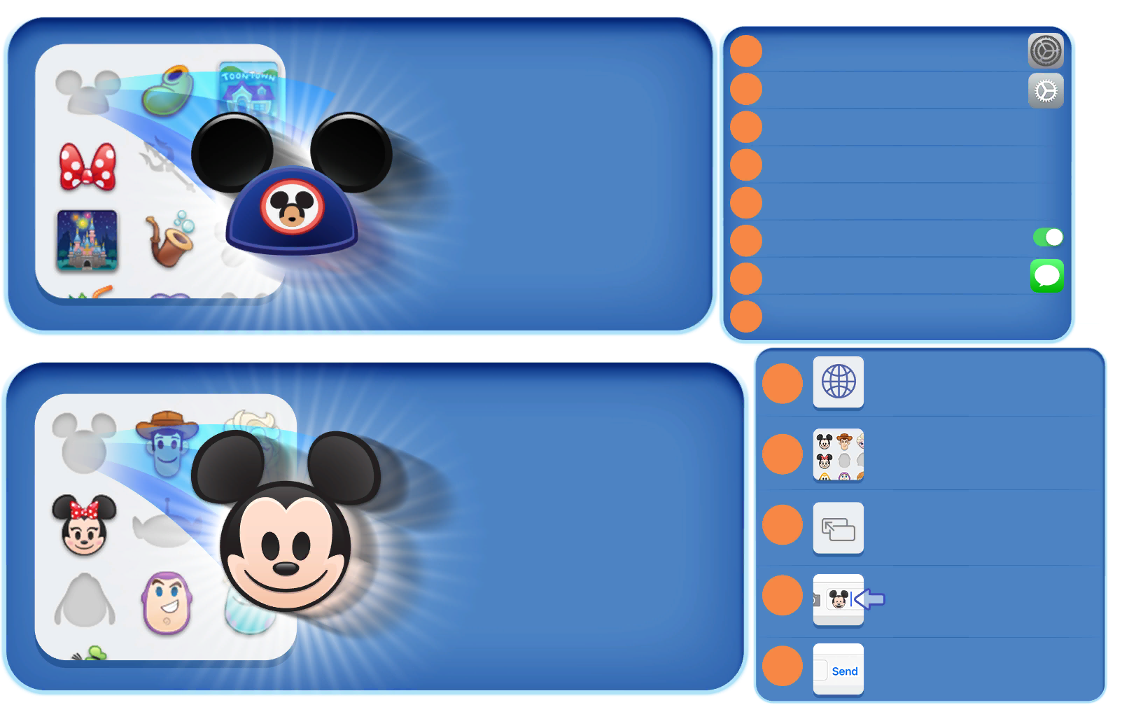 Disney Emoji Blitz - Keyboard