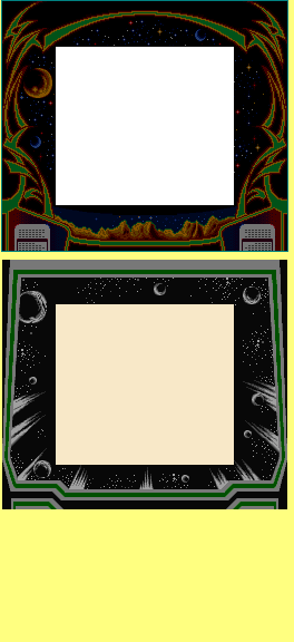 Galaga / Galaxian - Super Game Boy Border