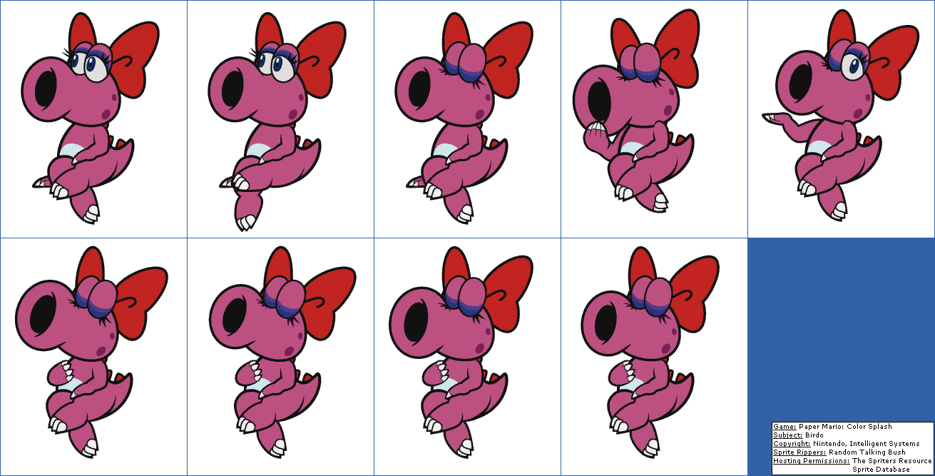 Paper Mario: Color Splash - Birdo