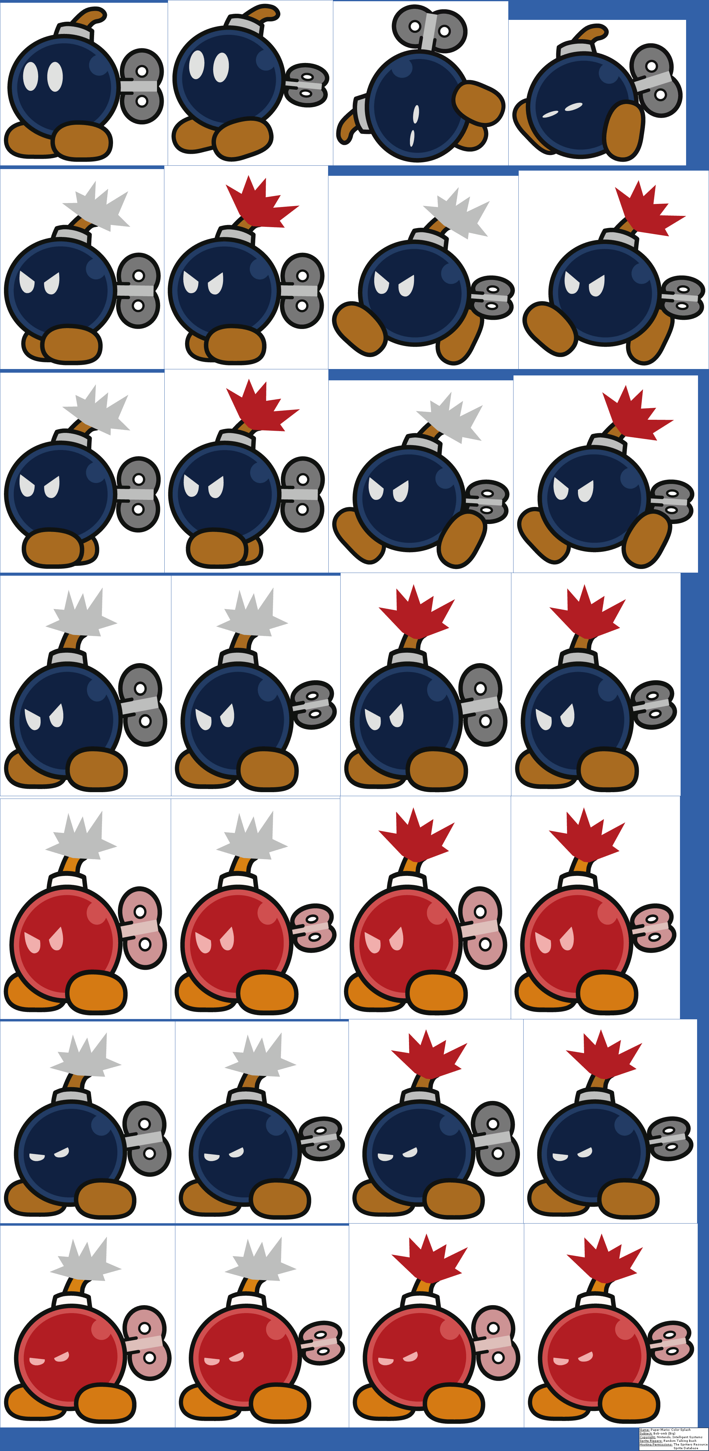 Paper Mario: Color Splash - Bob-omb (Big)