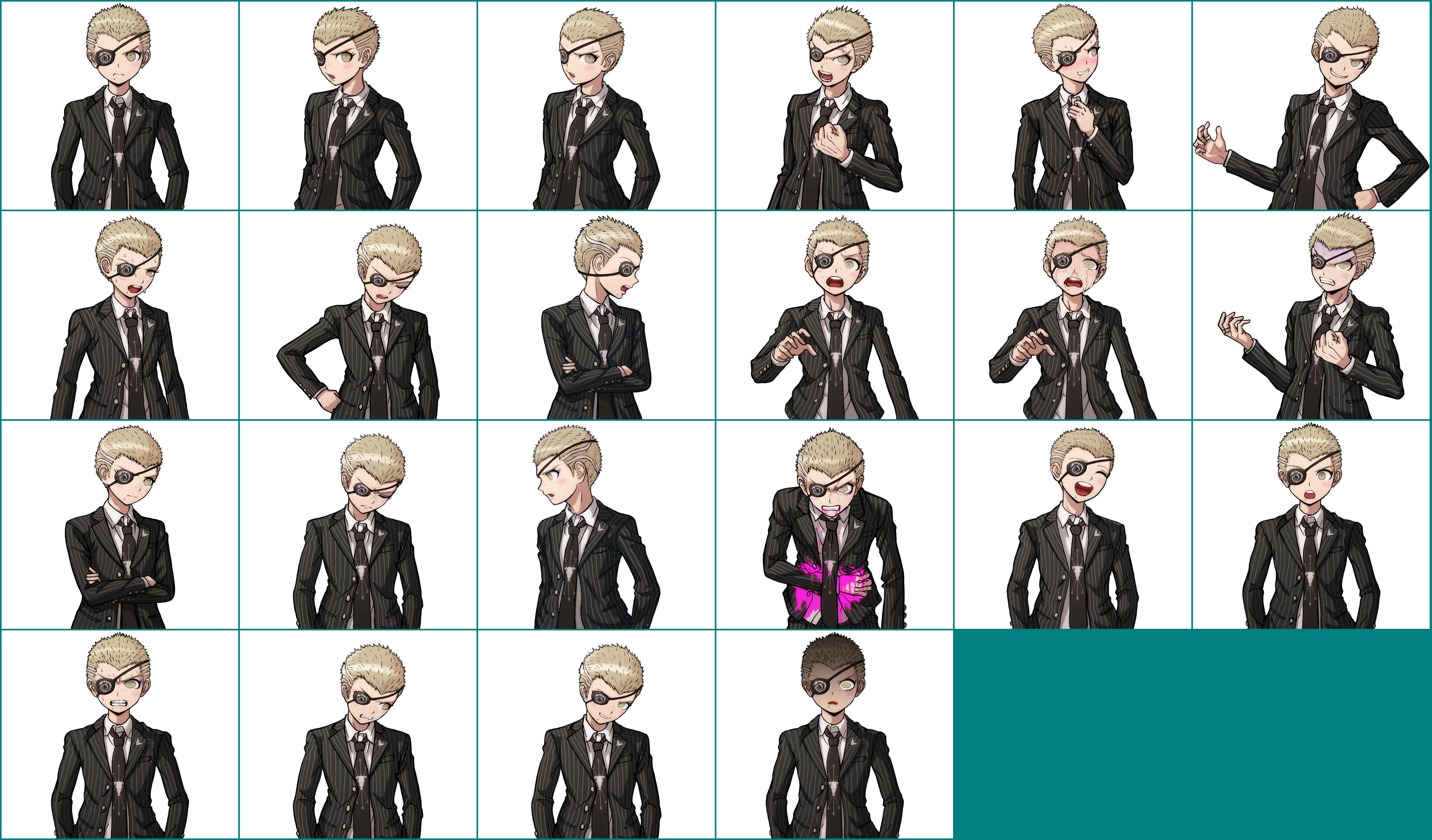 Danganronpa 2: Goodbye Despair - Fuyuhiko Kuzuryu (Eyepatch)