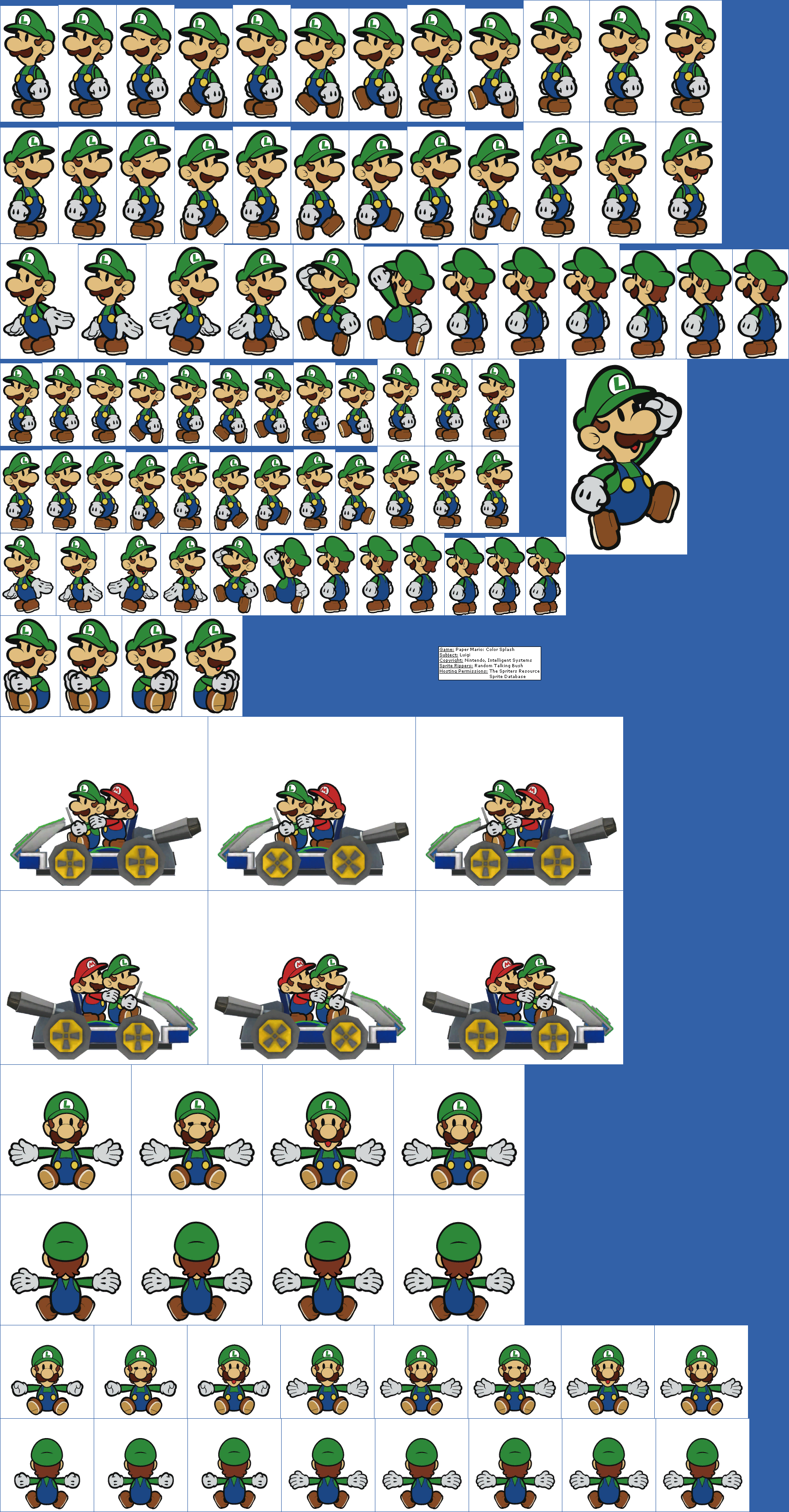 Paper Mario: Color Splash - Luigi