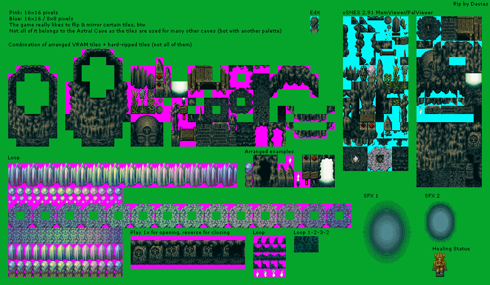 Astral Cave Tileset