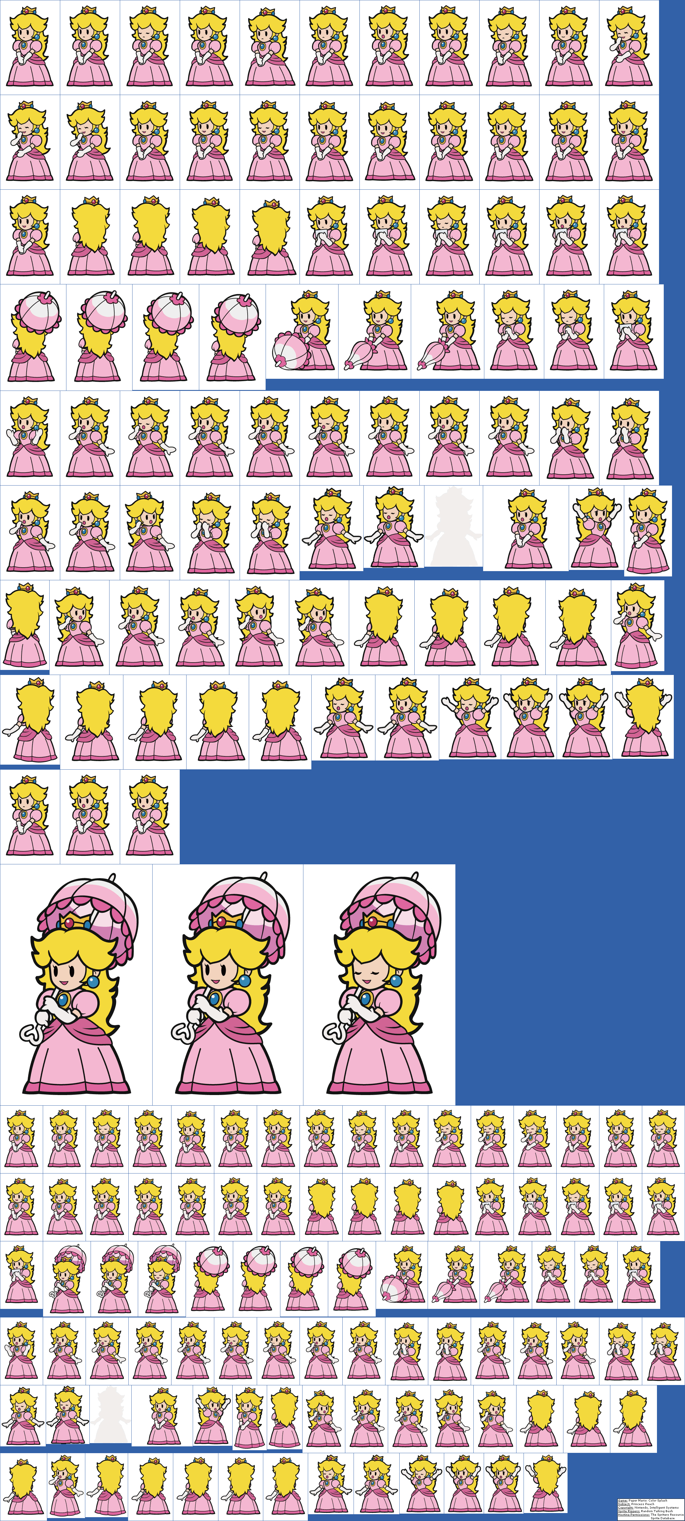 princess peach super mario world sprites