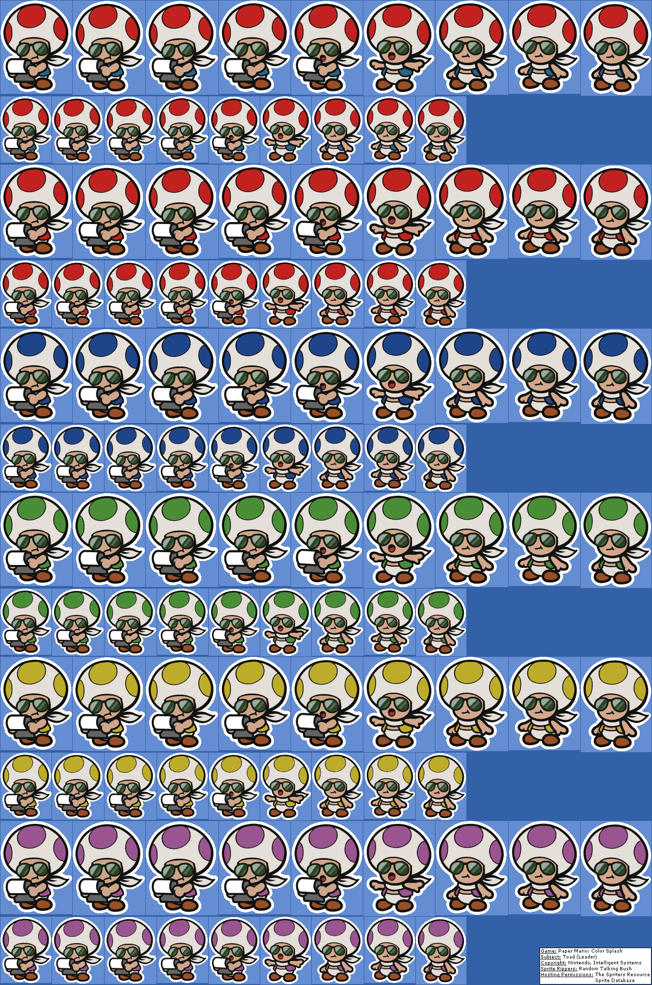 Paper Mario: Color Splash - Toad (Leader)