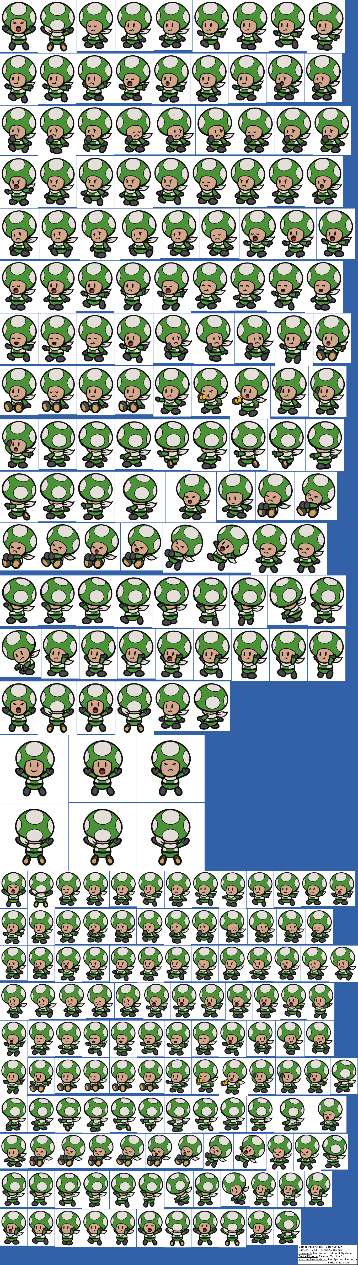 Toad Sprite Sheet