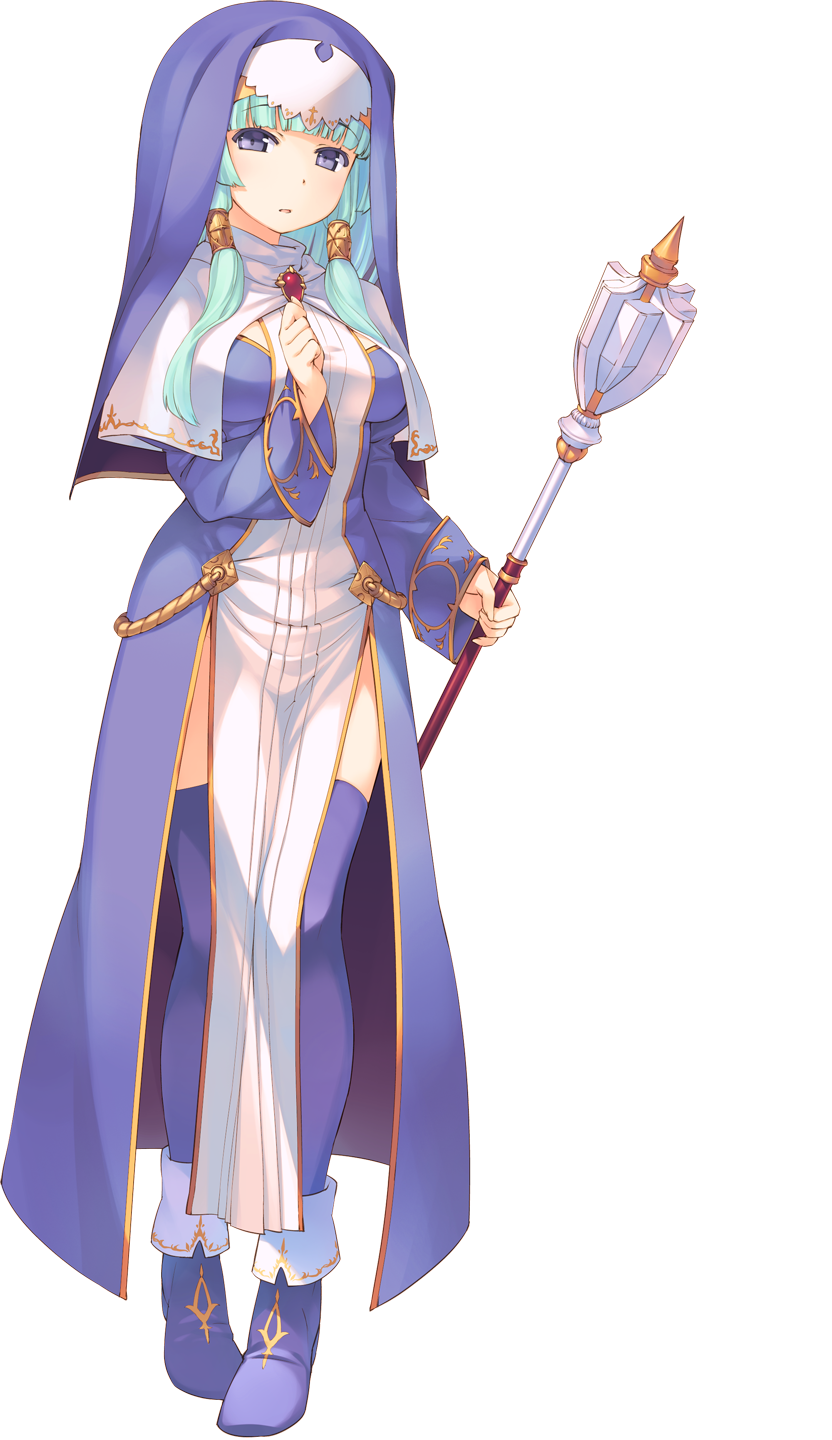 Dungeon Travelers 2 - Fiora Marsh 4 - Priestess