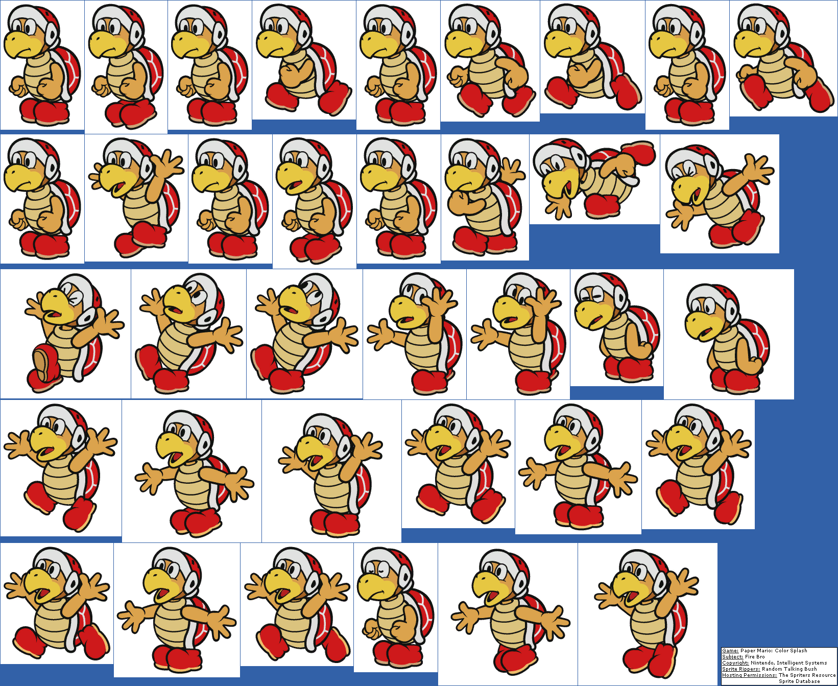 Paper Mario: Color Splash - Fire Bro