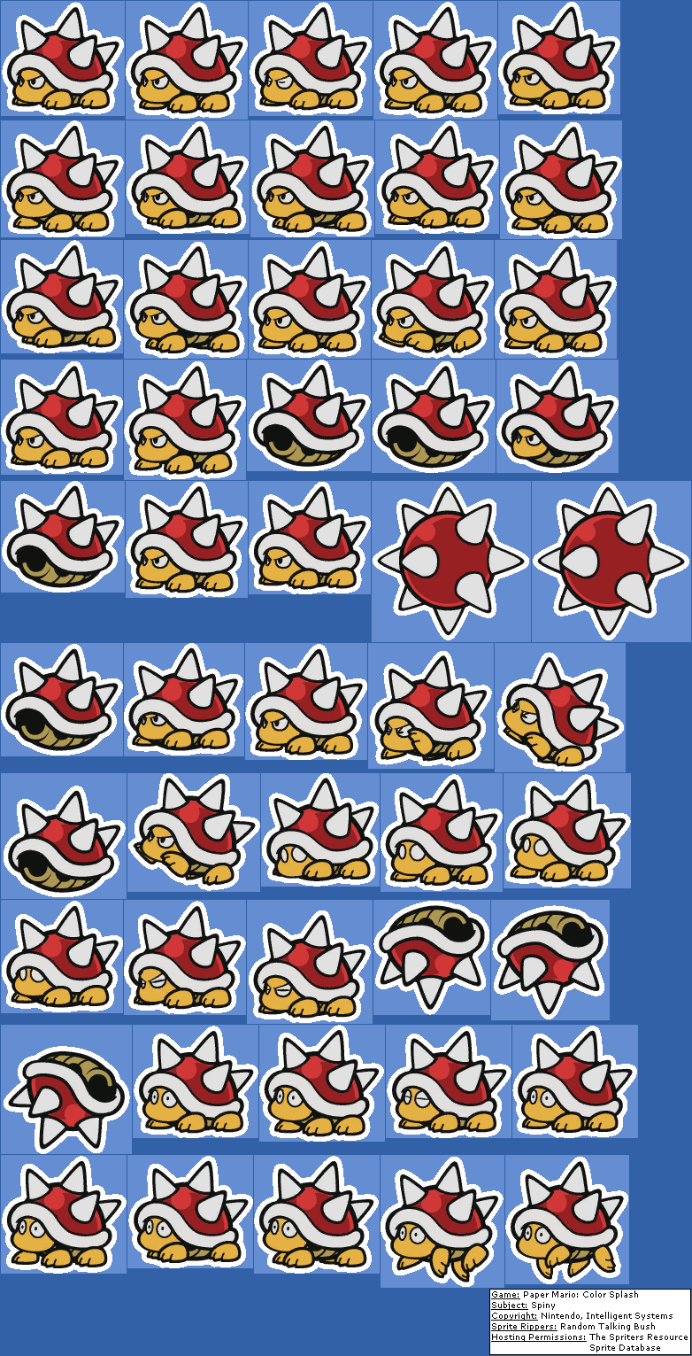 Paper Mario: Color Splash - Spiny