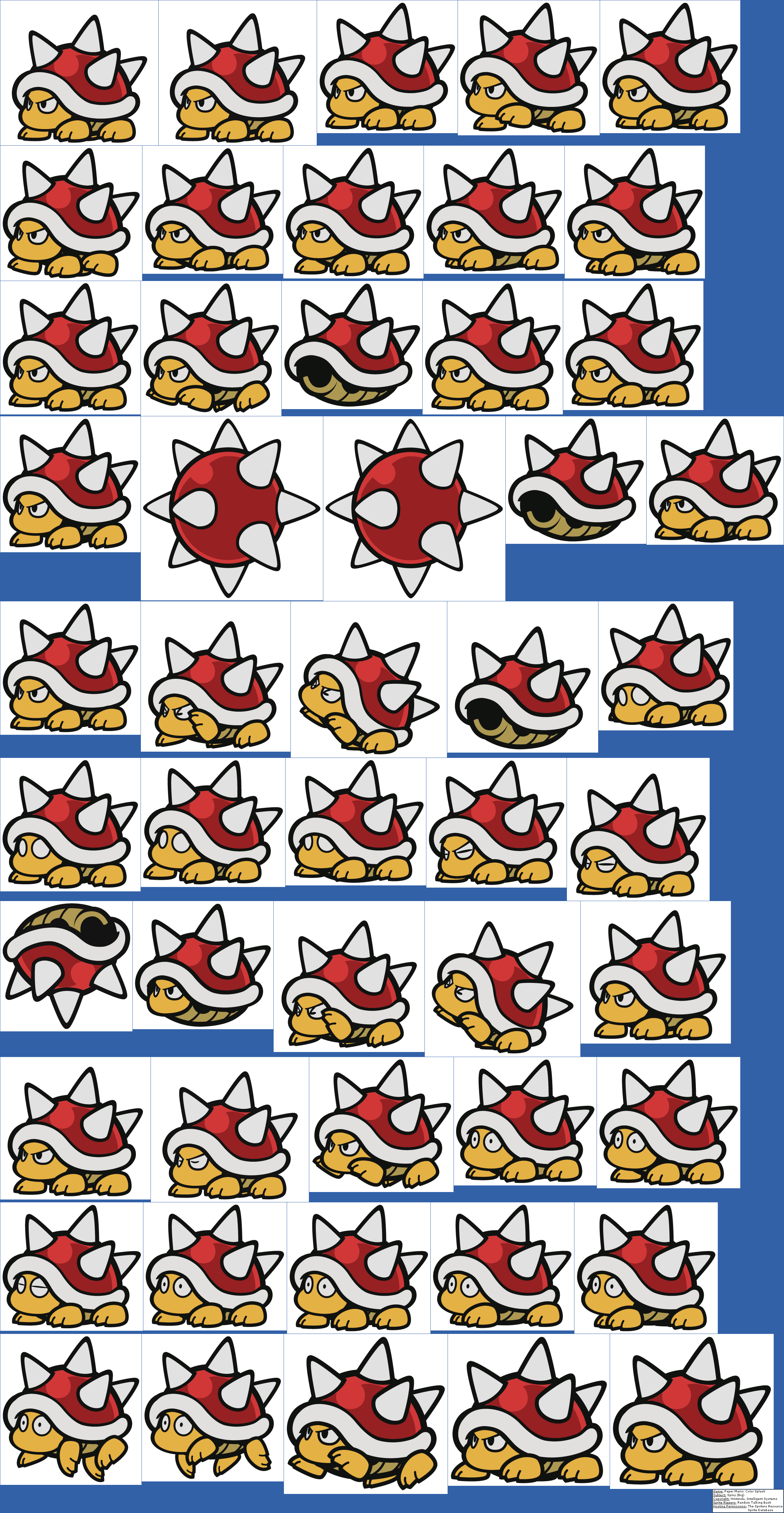 Paper Mario: Color Splash - Spiny (Big)