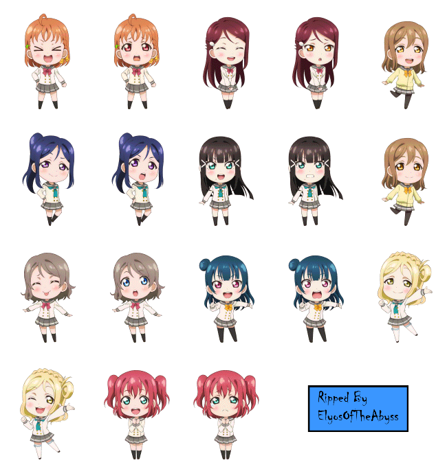 Chibi Aqours (Download Screen)