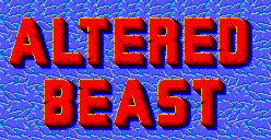 Altered Beast - Title Screen
