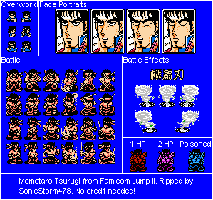 Famicom Jump 2: Saikyo no Shichinin (JPN) - Momotaro Tsurugi