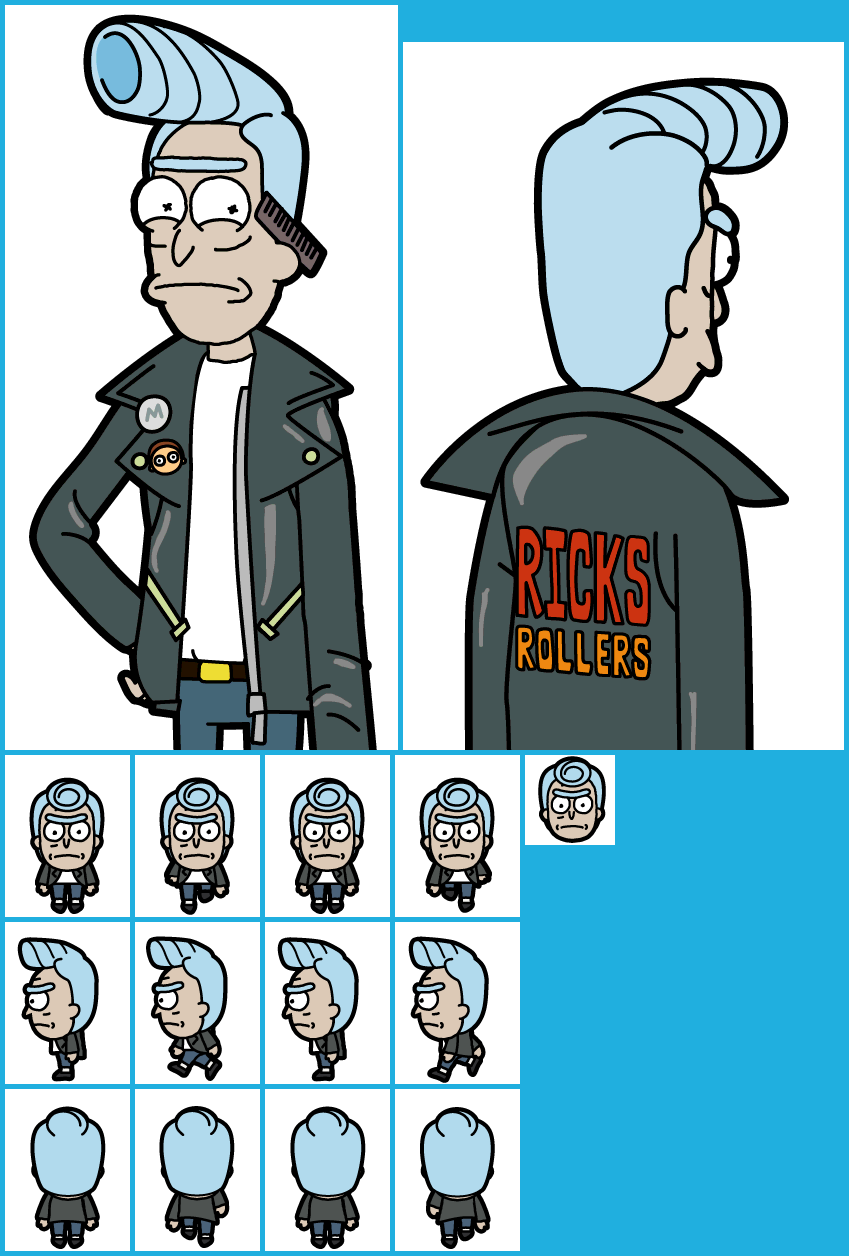 Pocket Mortys - Greaser Rick