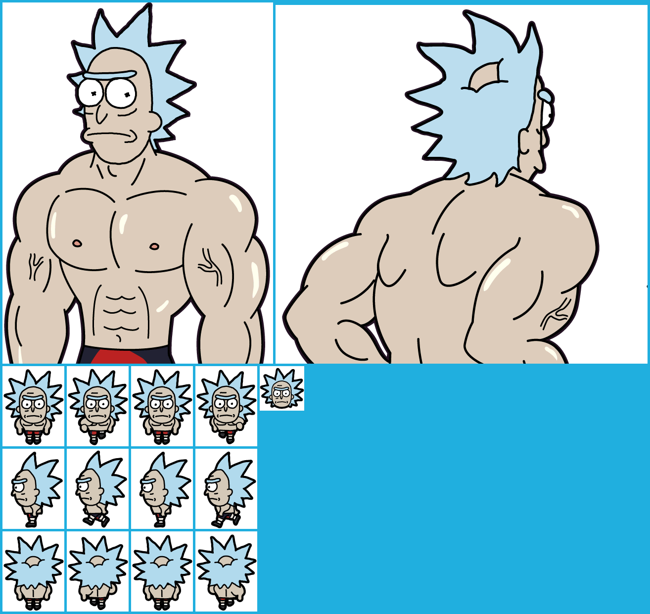 Pocket Mortys - Beefcake Rick