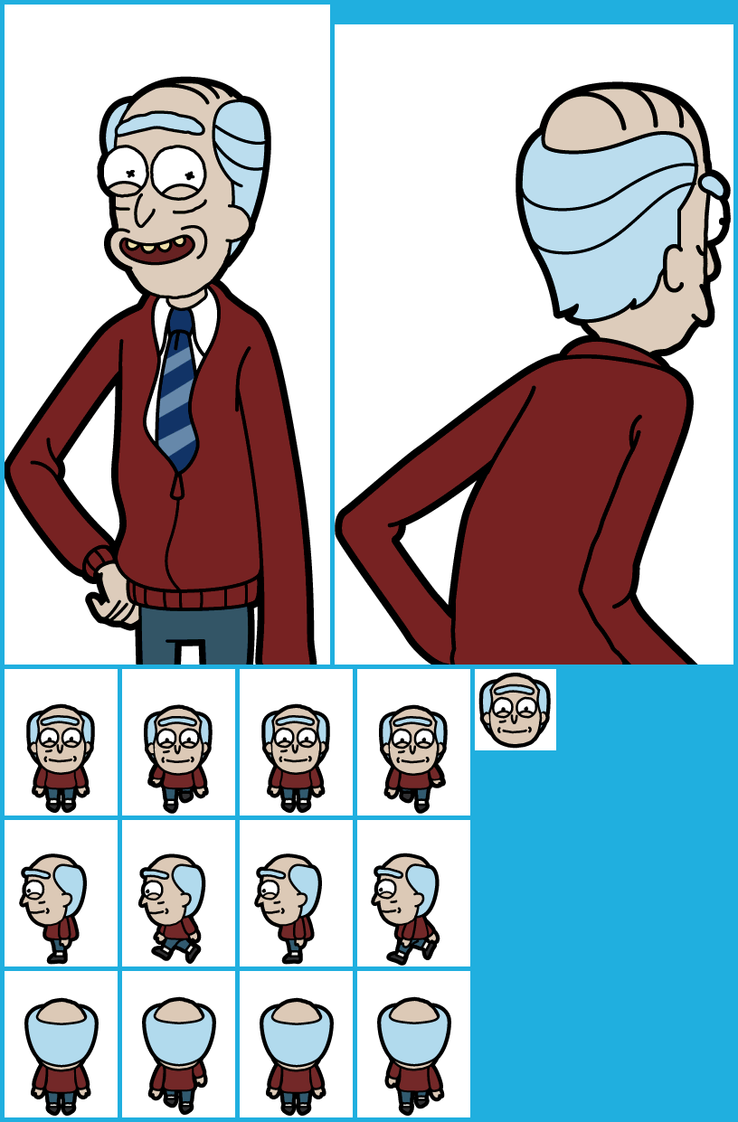 Pocket Mortys - Grandpa Rick