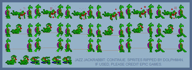 Jazz Jackrabbit - Continue Screen