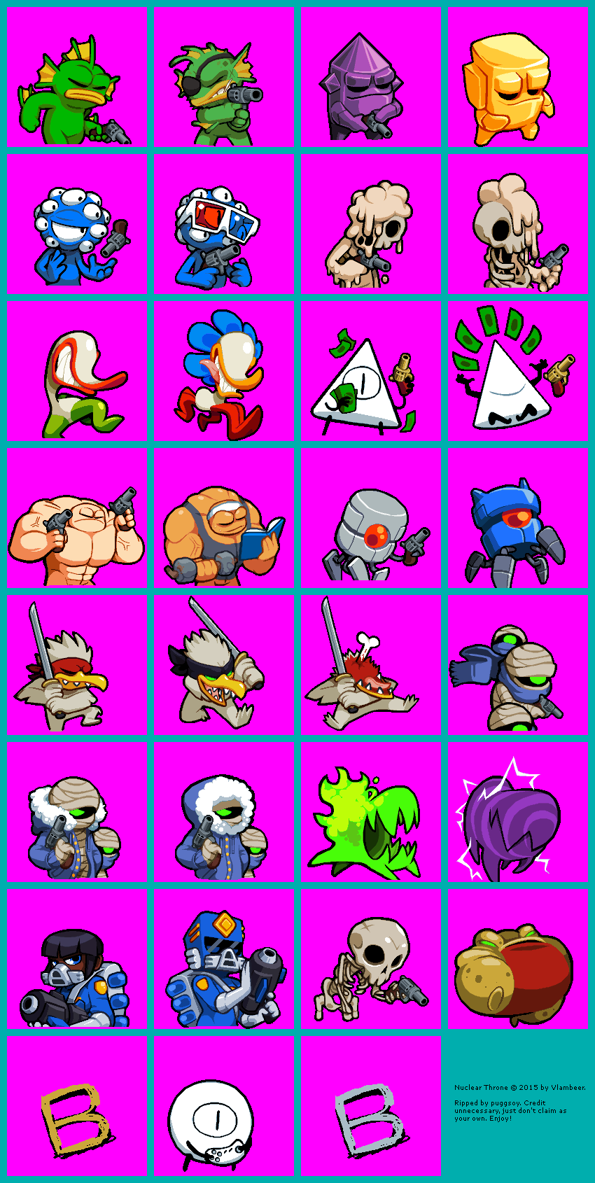 big bandit nuclear throne sprite sheet