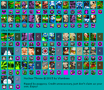 nuclear throne sprite sheet nuclear throne sprite sheet