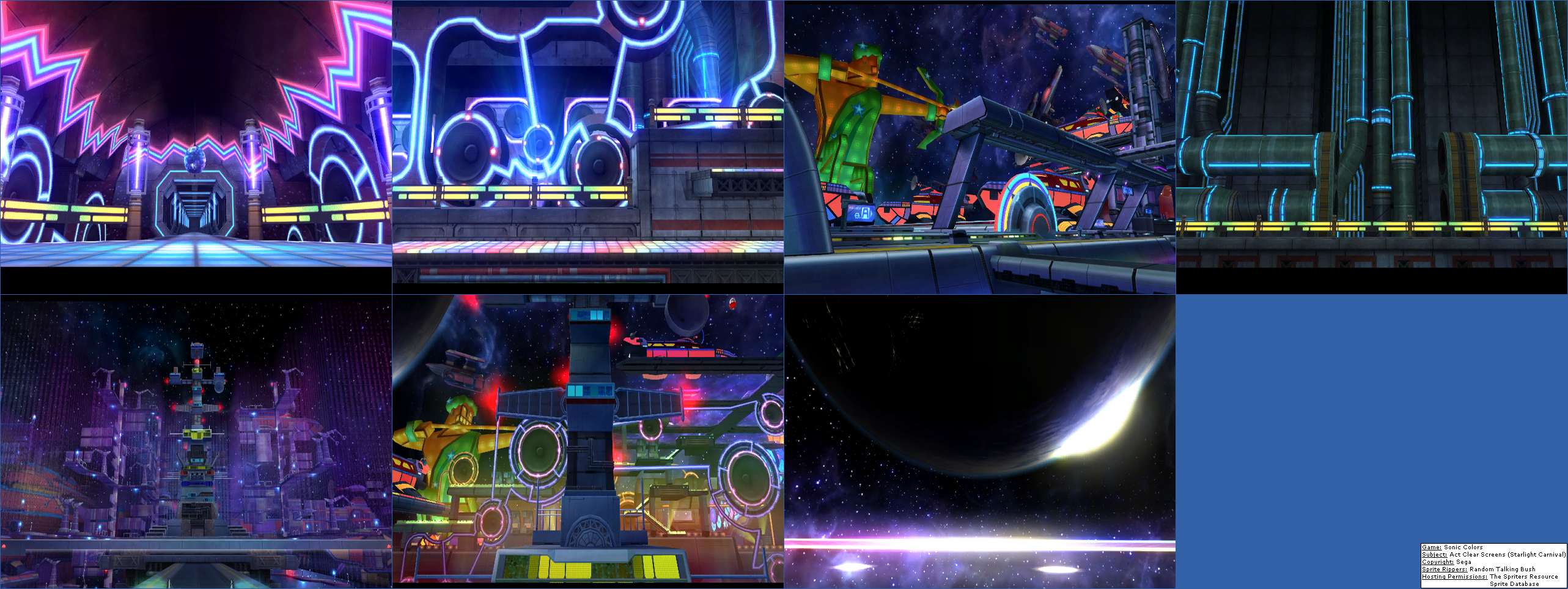 Sonic Colors - Act Clear Screens (Starlight Carnival)