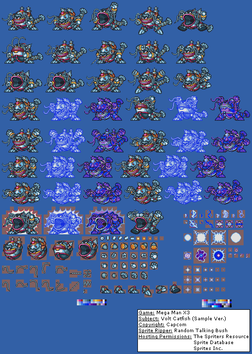 Mega Man X3 - Volt Catfish (Sample Version)