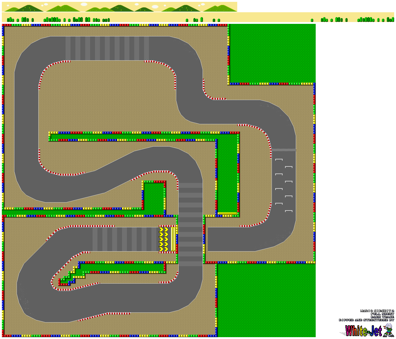 Super Mario Kart - Mario Circuit 2 (No Sprites)