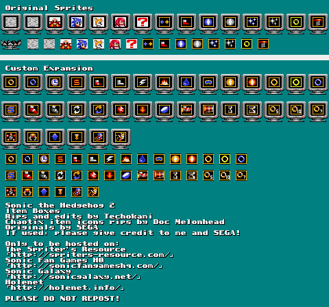 Monitors (Sonic 2-Style, Expanded)