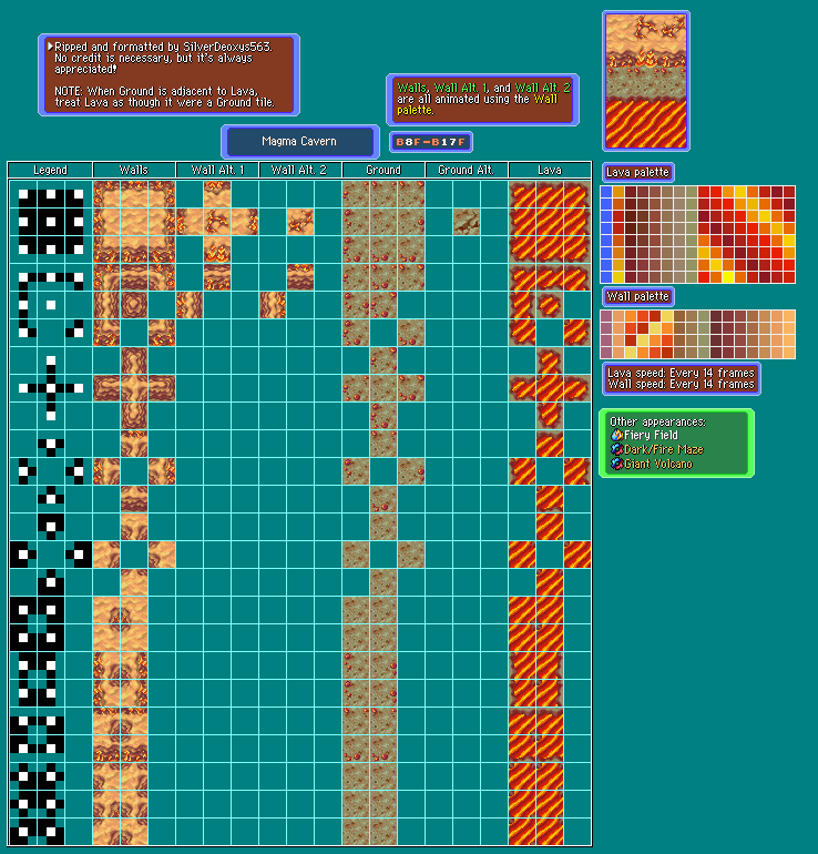 Magma Cavern B08F - B17F