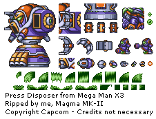 Mega Man X3 - Press Disposer