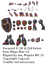Mega Man X2 - Pararoid S-38 & Old Robot